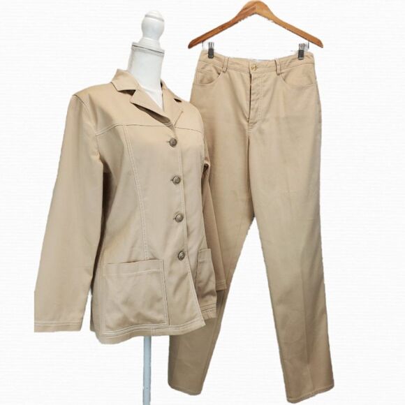 St. John Sport by Marie Gray Vintage Jacket & Pants Set H-0204d2